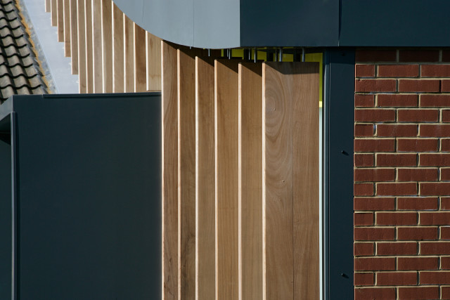 Brise soleil on southern elevation
