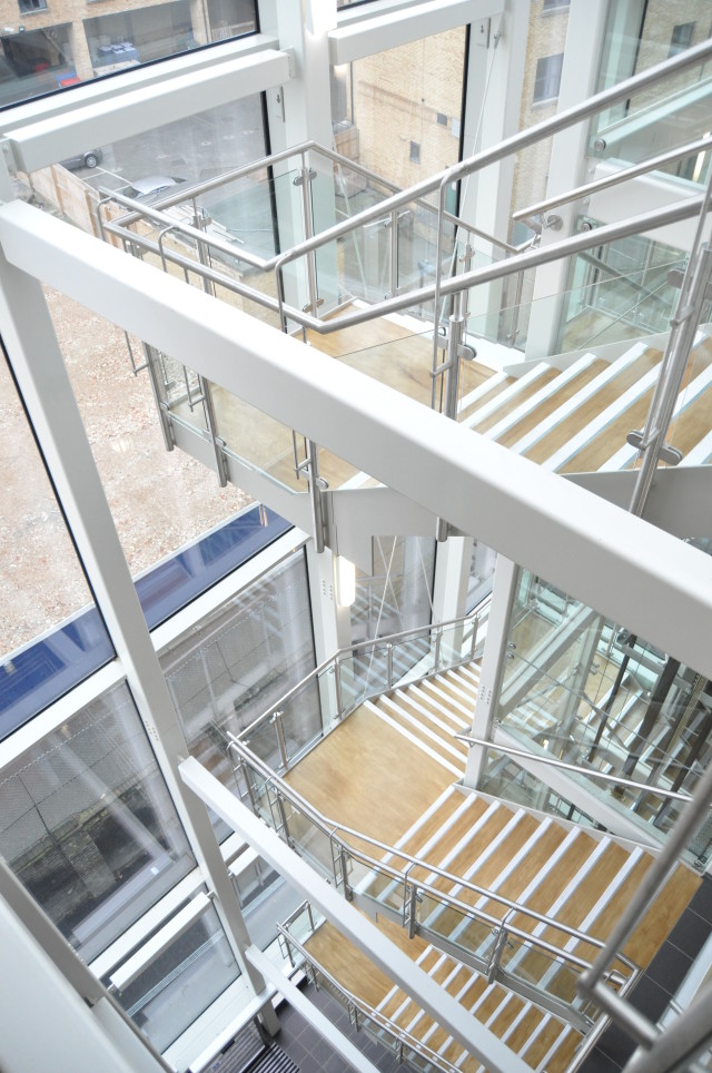 Photo of completed works - stair core