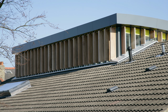 New roof 'fitted' over the existing roof