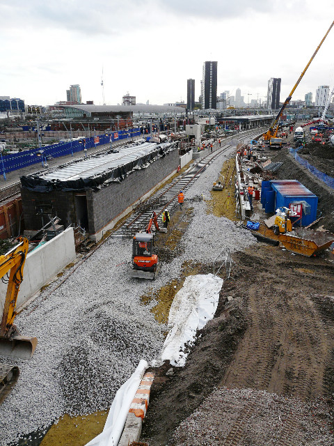 Site view during construction